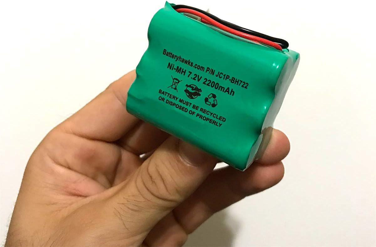 2GIGBATT1 228844 6MR2000AAY4Z 7.2v 2200mAh NiMH Battery Pack for Alarm System 6MR1600AAY4Z