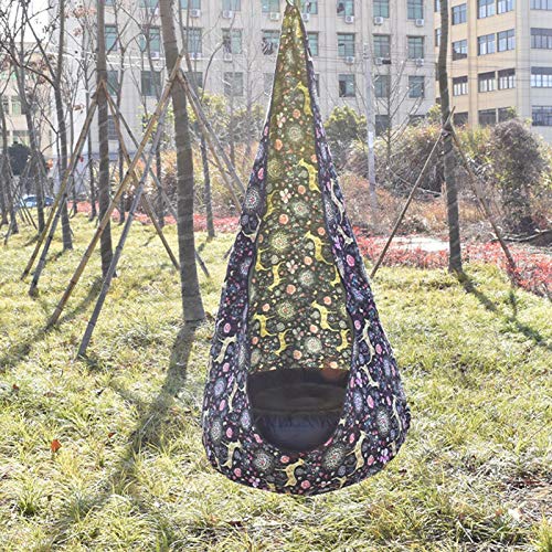 youyiC Hängehöhle Kinder Hängesessel, Nestschaukel Kinder Hängesessel Soft Outdoor Aufblasbare Hängematte Spaß Und… – Bild 4