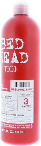 Tigi Bed Head Urban Antidotes Resurrection Shampoo 750ml Damaged Hair Care view 2