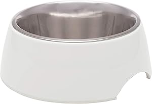 Loving Pets 7140 Retro Bowl for Dogs, Ice White, Medium