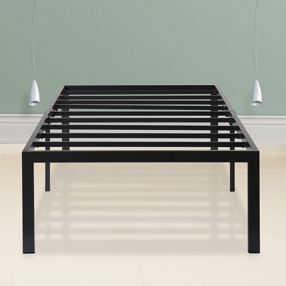 SLEEPLACE 18 Inch Tall Heavy Duty Steel Slat Bed Frame ST3000 (Cal King) eBay