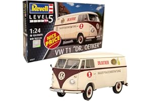 Revell 07677 VW T1 Dr. Oetker 1:24 Scale Unbuilt/Unpainted Plastic Model Kit