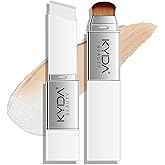 KYDA Color Changing Foundation Stick, 2-in-1 Dual Ended Eraser Foundation with Brush, Medium to Full Coverage, Dewy Finish Ba