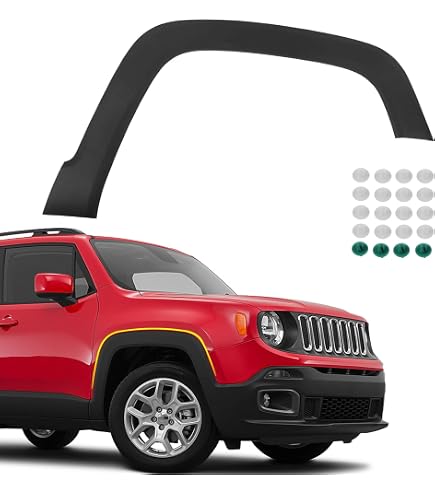 Lot De 8 Attaches Pour Pare-boue Jeep Renegade (2015-2020) - Réf. 5SR17JXWAA