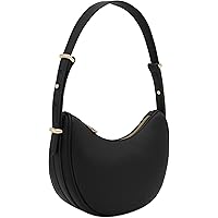 FashionPuzzle Small Crescent Shoulder Bag Under the Arm Purse, Black, One Size : Buy Online at Best Price in KSA - Souq is now