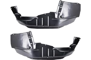 TRQ Front Inner Fender Liner Set Compatible with 1984-1996 Jeep Cherokee 1984-1990 Wagoneer CH1248106 CH1249106