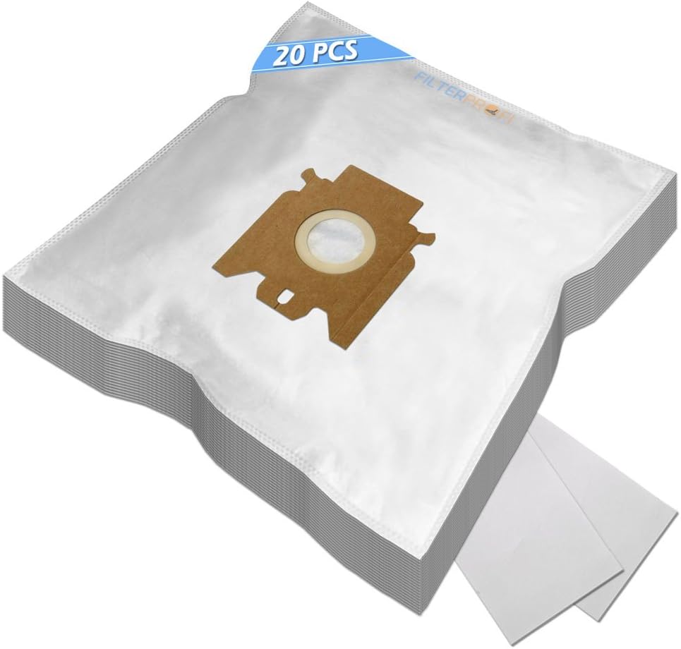 TOP - Pack of 20 + 2 Filters / Vacuum Cleaner Dust Bags For Miele Young Style - S4 / CH