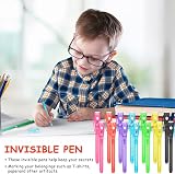 OFFCUP Invisible Ink Pen 14Pcs UV Light Spy Pens Kids Safe Ink view 7