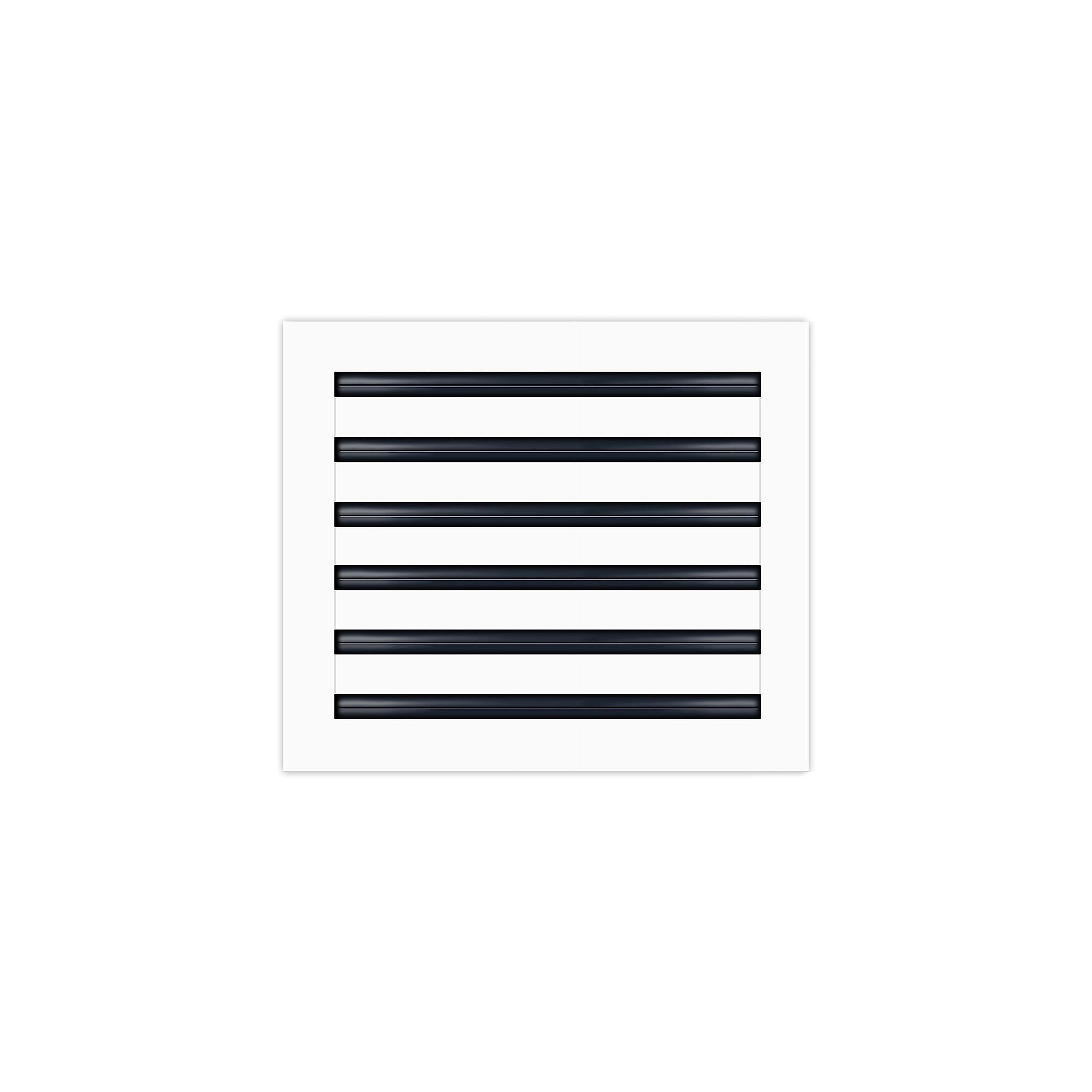 Photo 1 of BUILDMART - 14x12 Modern AC Vent Cover - Decorative White Aluminum Air Vent - Standard Linear Slot Diffuser - Heating and Cooling Register Grille for Ceiling, Walls & Floors - Texas Buildmart