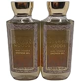 Bath and Body Works Gift Set of 2 - 10 Fl Oz Shower Gel (Sunrise Woods), Multicolor