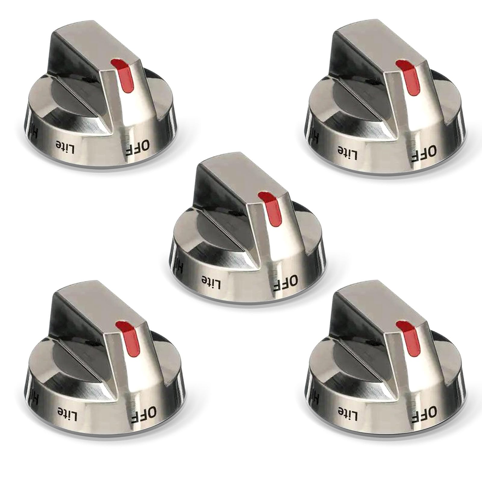 UpStart Components 5-Pack Gas Range Knob Replacement For LG LRG30357ST