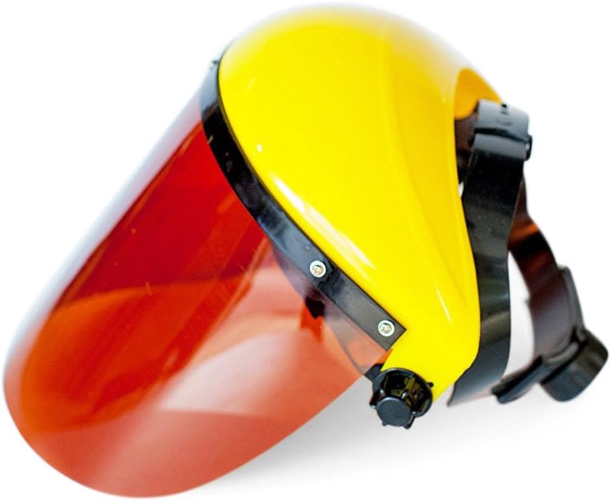 Face Shield Safety Protector, Protection Mask, Clear Visor Mask With Polycarbonate Window Adjustable Strap Great Protection Against Any Threat Professional Quality