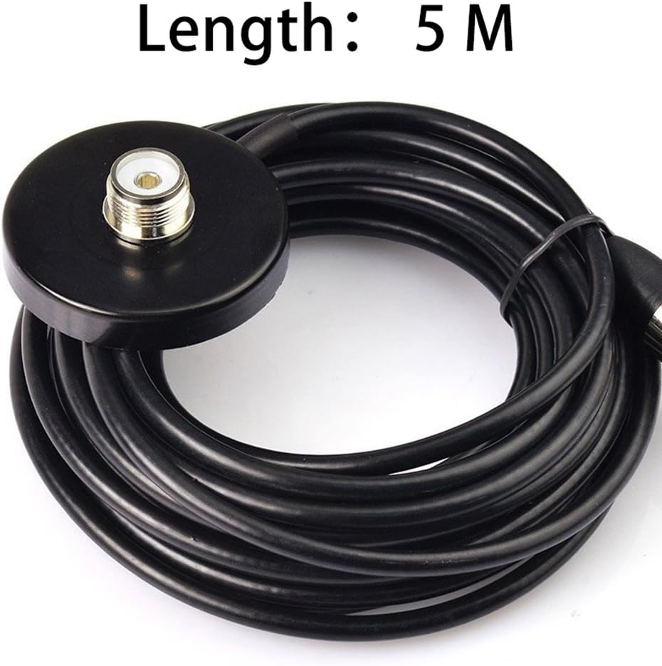 HH-N2RS Dual Band Antenna UHF VHF 400-470 136-174MHZ and SO239 Mount Magnetic Base UHF PL-259 Antenna Cable Roof or Trunk for Mobile Radios PL259 Connector - Image 3