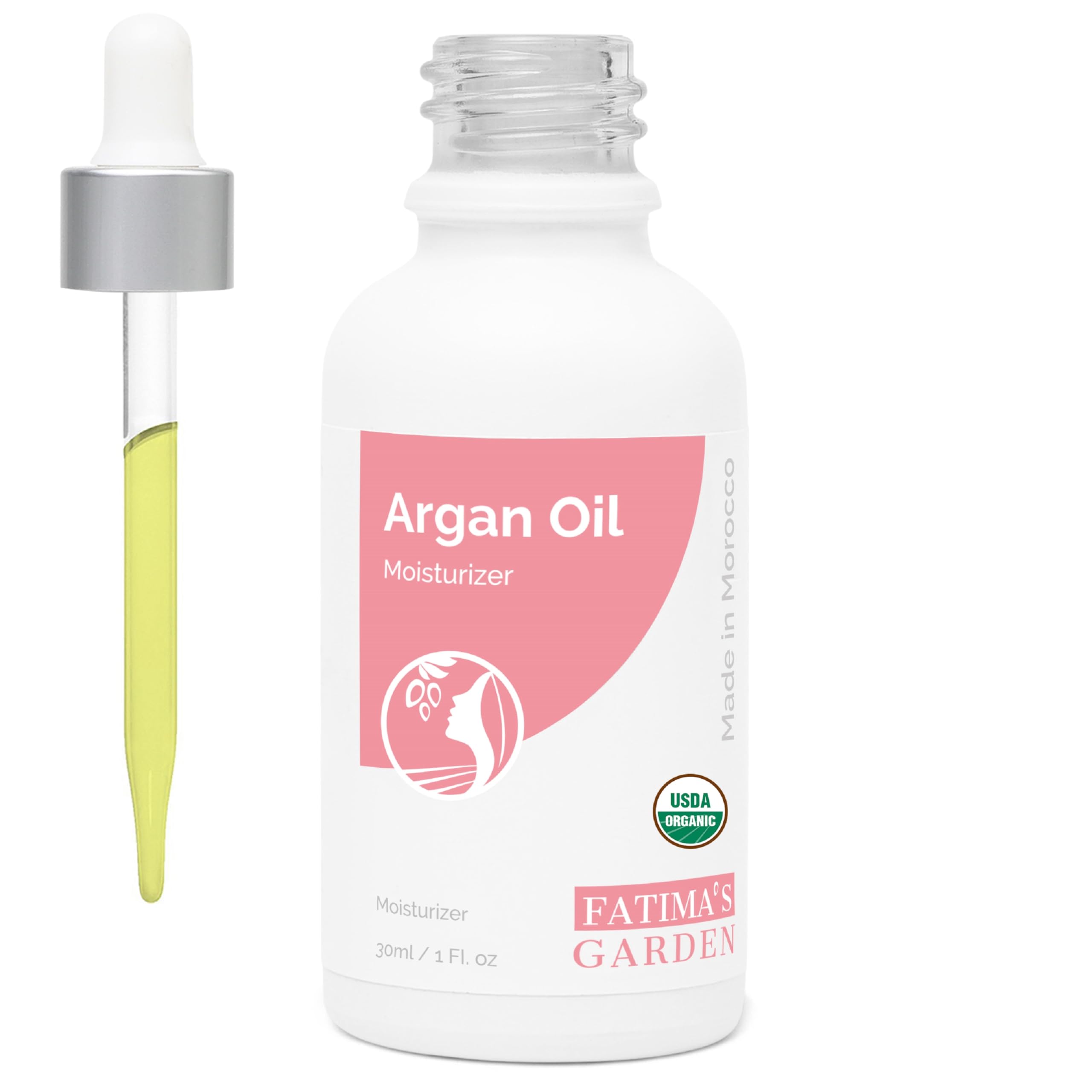 Fatima's Garden Argan Oil - Organic Moisturizer for Skin & Hair, 30ml