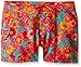 Kanu Surf Girls' Sassy UPF 50+ Quick Dry Beach Coverup Boardshort, Karlie Pink Floral, Large (12/14)