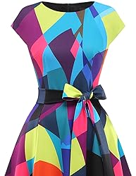 DRESSTELLS Cocktail Floral Dresses for Women