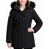 CANADA WEATHER GEAR Girls Winter Coat - Long Length Faux Fur Puffer Ski Jacket Water & Wind Resistant Insulated Fleece Parka