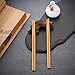 AusKit Natural Bamboo Chopsticks Reusable, Chopstick, FDA Certified, 10 Pairs Gift Sets