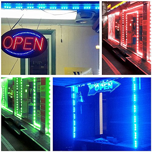 VIPMOON 100pcs/300LED RGB 5050 Injection Module Lights Waterproof Colorful Outdoor StoreFront Signage Lighting - Thumbnail 5
