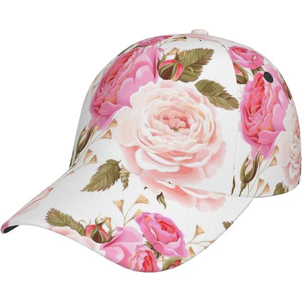 Rose Short Brim Cap opvise Short Brim Warm Foldable Earflap Women Cap Ethnic  main image 4