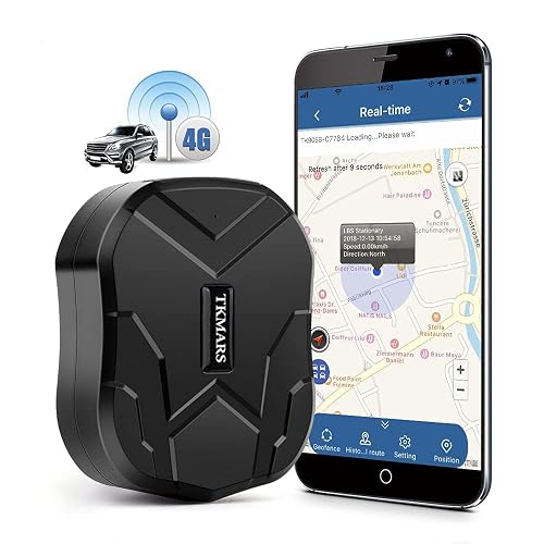 TKMARS GPS Tracker for Vehicles 4G TK905B 10000mAh Long Battery Life ...