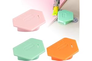 Zenvio 3 Pieces Magnetic Sewing Guide, 6.7 x 4 cm/2.63 x 1.57 inches Hemming Aid with Scale Sewing Supplies and Accessories, 