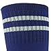 Soccer Socks Basketball Socks Youth Long Knee High Cotton Cushion Tube Socks 2 Pairs Blue