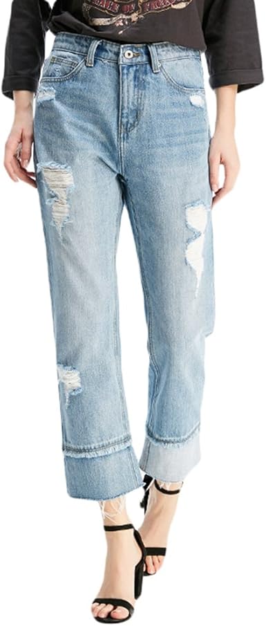 fashion ripped jeans