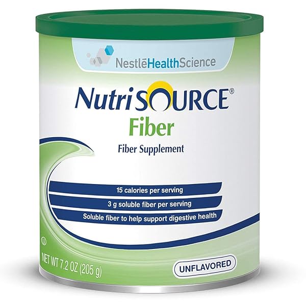 ORAL SUPPLEMENT NUTRISOURCE FIBER UNFLAVORED 7.2 OZ. CAN POWDER SOLD BY EACH