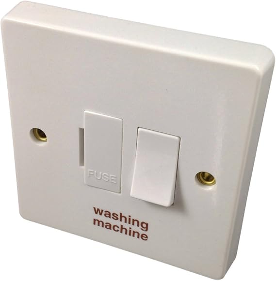 Crabtree 4827/WM 13 Amp Switched Fused Spur Connection Unit marked