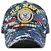 THE HAT DEPOT Official Licensed U.S. Military Vietnam Veteran Ribbon Cap (Blue Digital Camo-U.S. Navy)