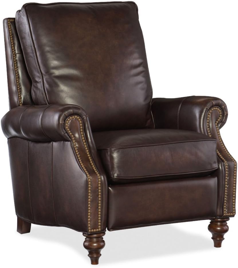 Hooker Furniture Sedona Chateau Leather Recliner in Brown