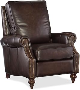 Hooker Furniture Sedona Chateau Leather Recliner in Brown