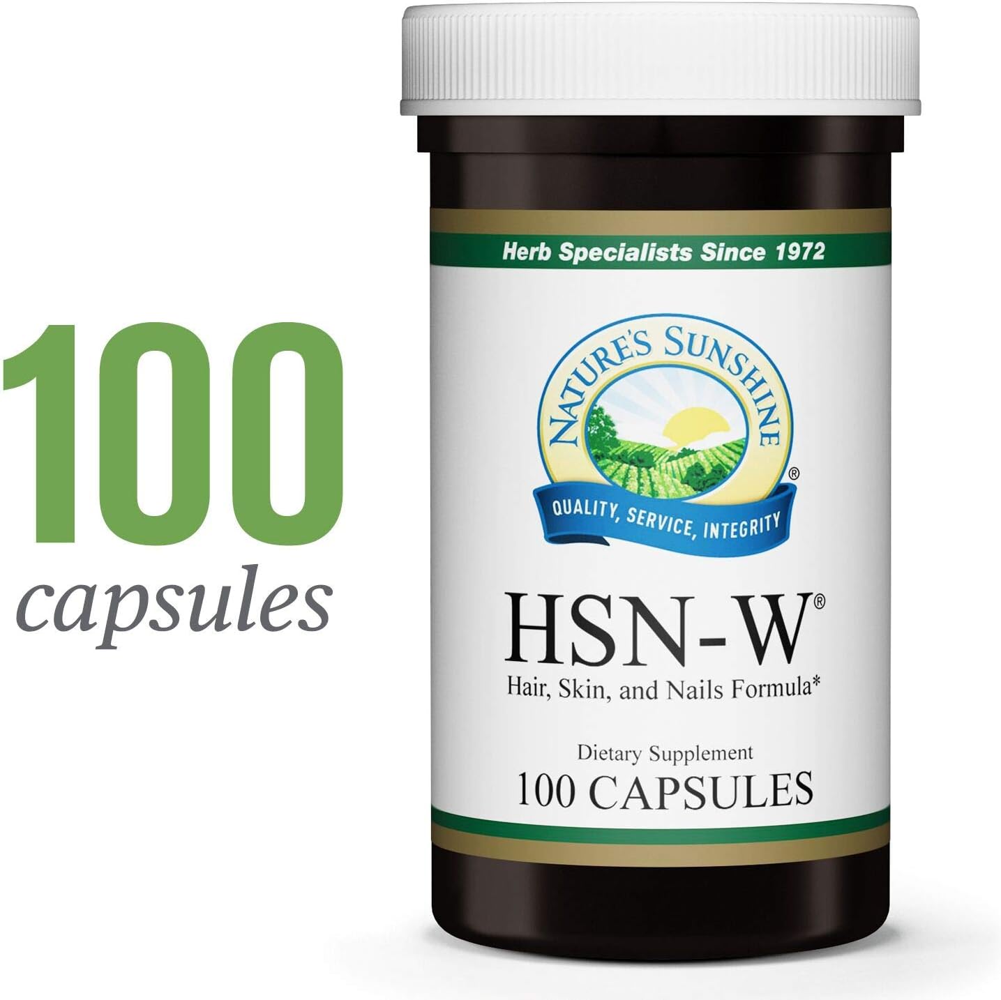 Nature's Sunshine HSNW, 100 Capsules, Kosher Our Unique Herbal