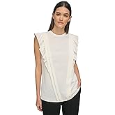 Tommy Hilfiger Women's Flutter Solid Work Shirt