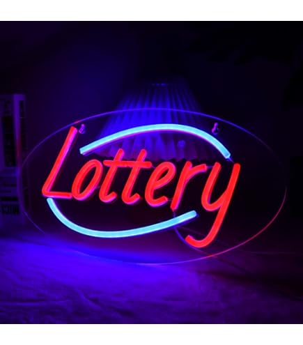 Amazon.com: Vinray NY Lotto Neon Sign for Business,LED Sign for