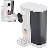 Smart Mouthwash Dispenser, 4 Levels LED Screen Wall Mounted, Dispenser 600ml with 2 Magnetic Cups for Bathroom