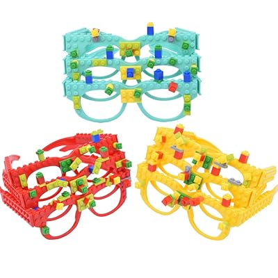 Toy Construction Glasses Creative Building Block Brick Glasses For