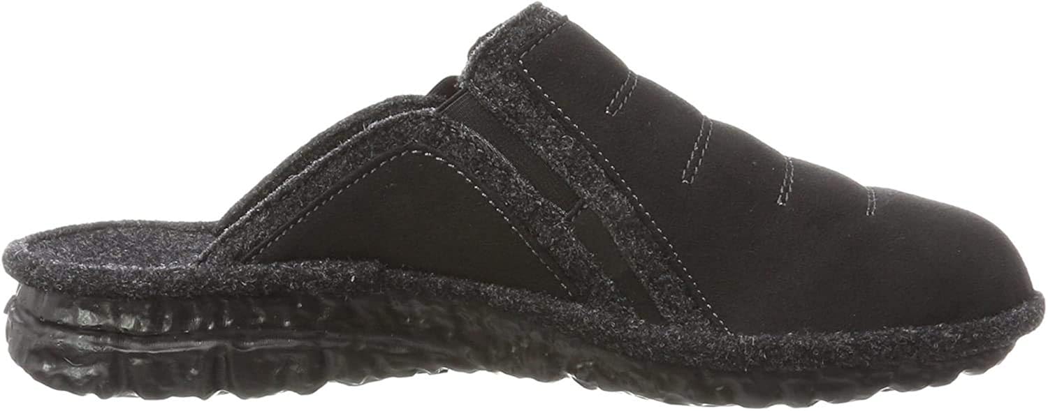 Romika Men's Mikasdo H 49 Open Back Slippers, Black (Black 101 101), 47 EU Slippers