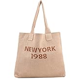 ENBEI Women's tote bags aesthetic Shoulder Handbags Hand crocheted Bags large Shoulder Shopping Bag large satchel cute Bag