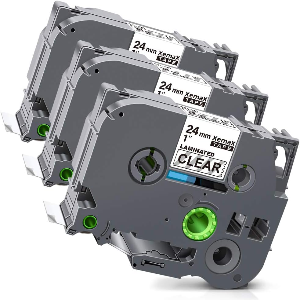 3X XemaX Label Tape Compatible for Brother Label Printer