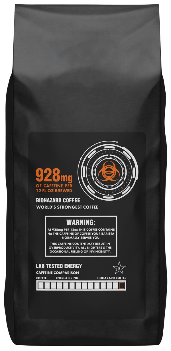 Gallery Detail: Mua Biohazard Ground Coffee The World S Strongest Coffee 928