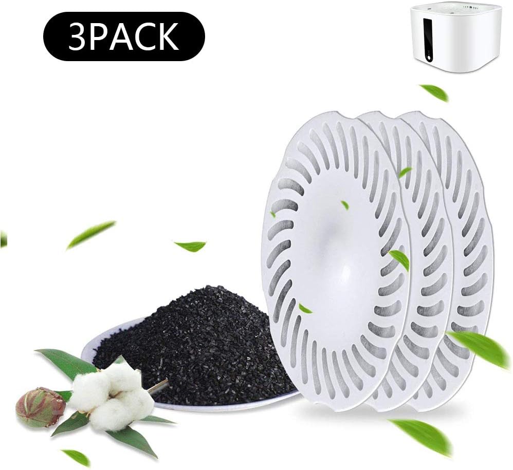 TAIOW Replacement Filter for Pet Water Fountain,Activated Carbon Filters for Smart Pet Cats/Dogs Drinking Fountain Health Water Dispenser Fresh and Clean(3 Pack)