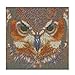 UPMALL DIY 5D Diamond Painting by Number Kits, Full Drill Crystal Rhinestone Embroidery Pictures Arts Craft for Home Wall Decoration OWL 15.75×11.81 inches