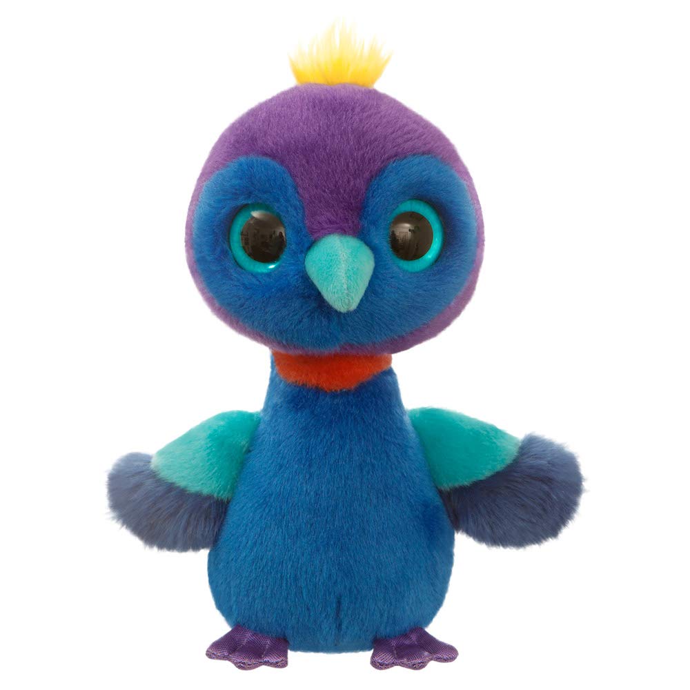 YooHoo, Bellus The Congo Peafowl, 9In, 61298, Purple and Blue, Soft Toy