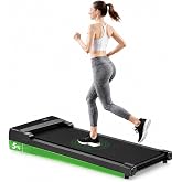 Walking Pad Treadmill with 5% Incline - Under Desk Running Machine Mat Pads for Home Office Portable Small Compact Quiet Flat Indoor Magnetic Lightweight Electric Treadmills Remote Control 4MPH