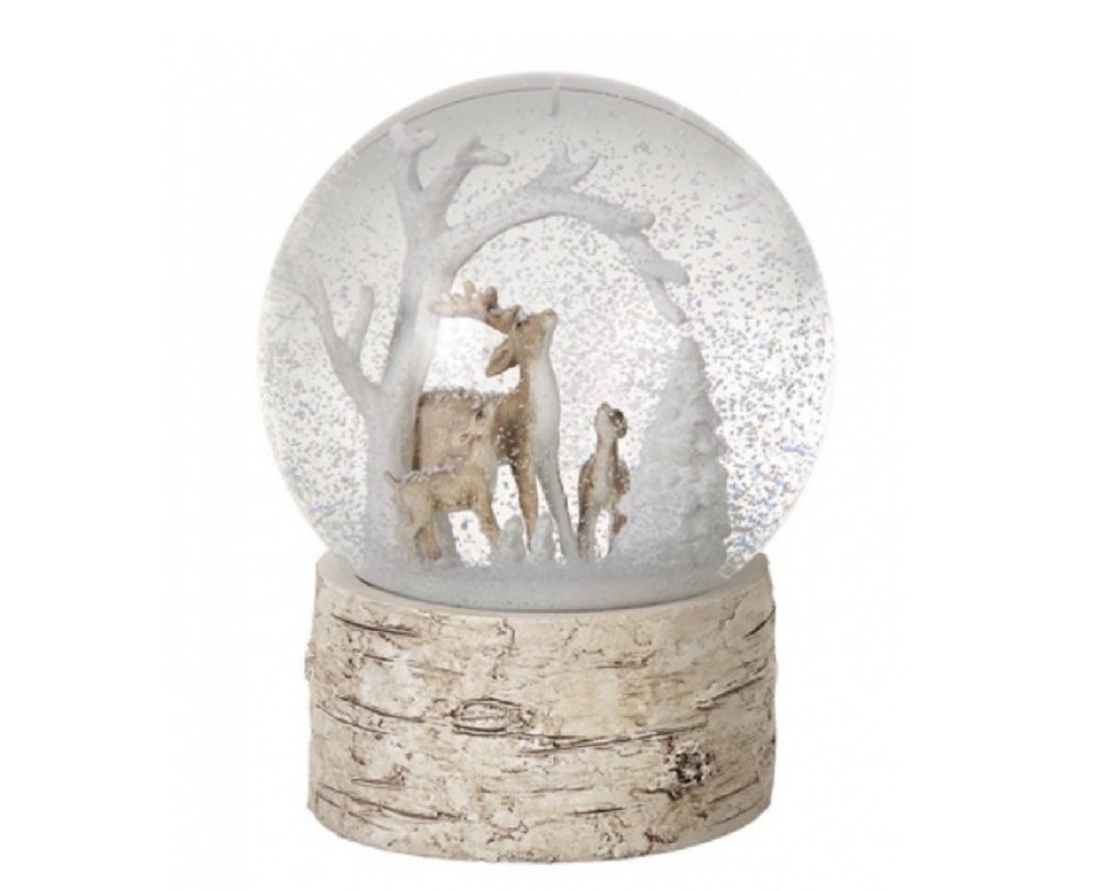 Christmas Deer Snow Globe - Beautiful Winter Scene