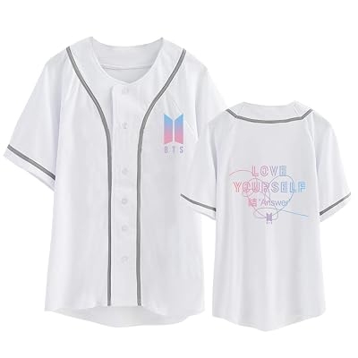 Xllife Kpop BTS Love Yourself Her Tear Baseball Jersey Suga V Jimin Jung Kook Shirt