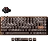 Keychron K3 Max QMK 2.4 GHz &amp; Bluetooth Custom Mechanical Keyboard | Wireless Launcher Support, Hot-swappable Ultra-Slim Low-Profile Banana Switch Compatible with Mac Windows Linux (Wooden Case)