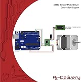 AZDelivery A4988 DMOS Stepper Motor Driver with Headers Heat Sink for Arduino view 4